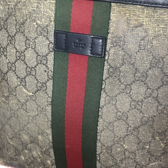 Gucci GG Supreme Web Stripe vintage crossbody - Picture 4 of 10